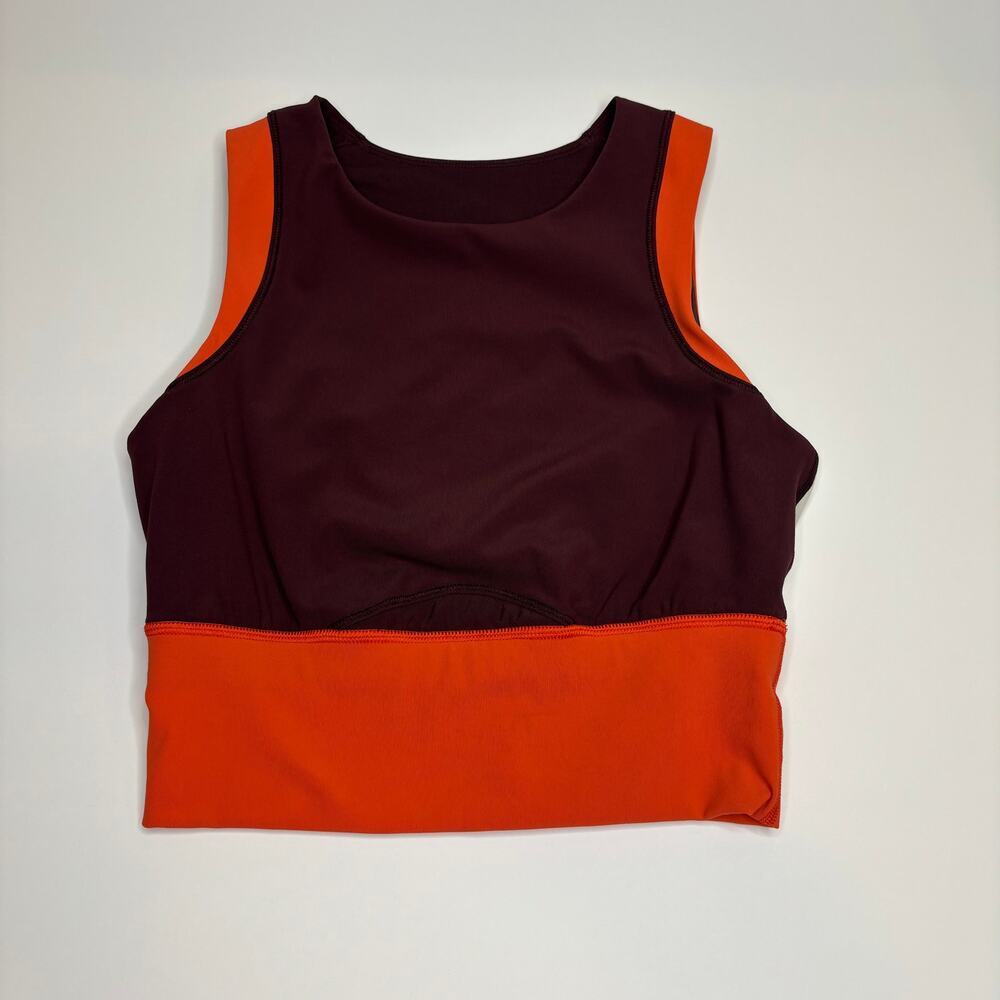 Lululemon Size 4 Colorblock Sports Bra / Crop Tank